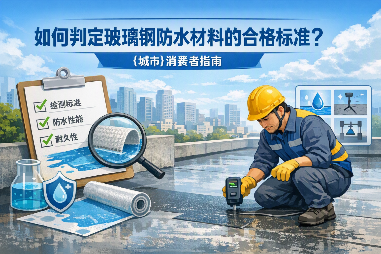 如何判定玻璃钢防水材料的合格标准？ 齐齐哈尔 消费者指南
