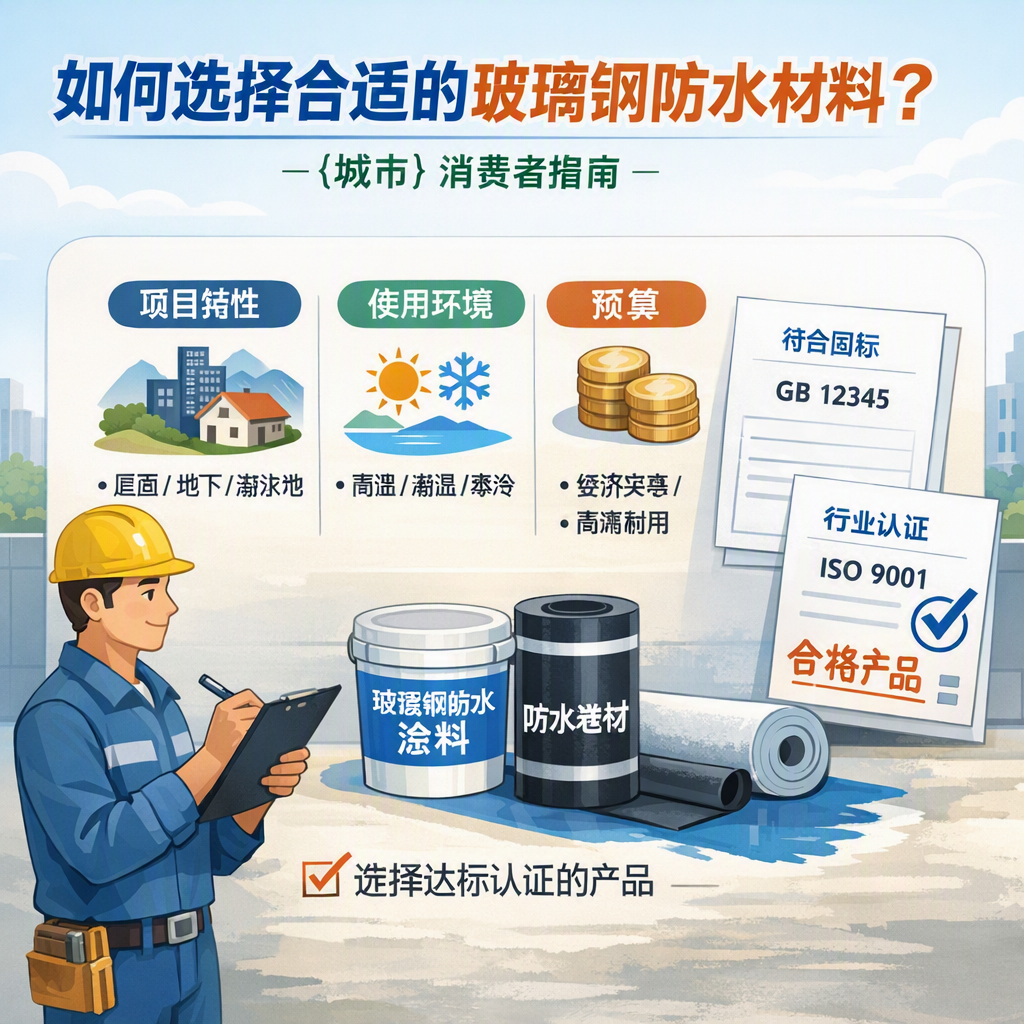 如何判定玻璃钢防水材料的合格标准? 齐齐哈尔 消费者指南