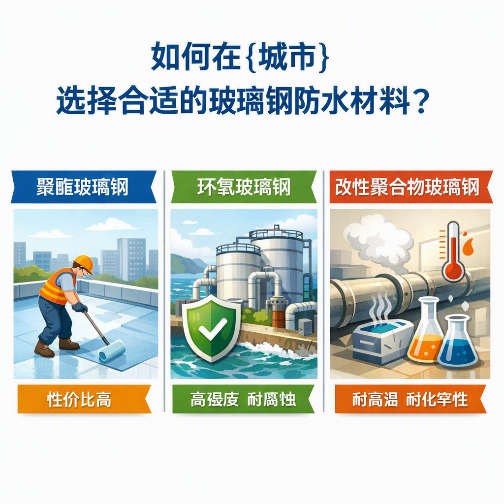 如何在齐齐哈尔选择合适的玻璃钢防水材料?