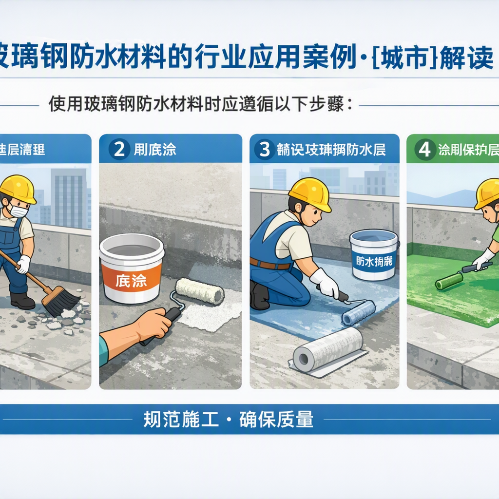 玻璃钢防水材料的行业应用案例,齐齐哈尔解读