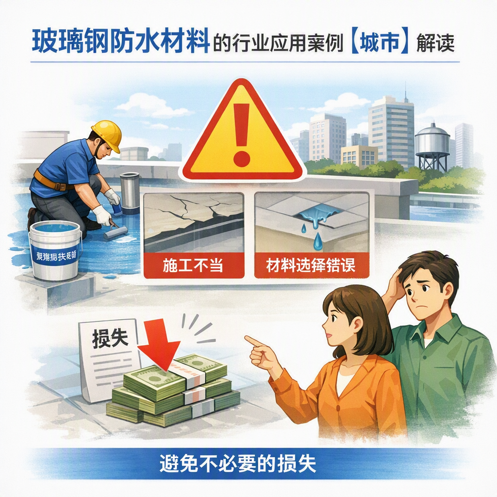 玻璃钢防水材料的行业应用案例,齐齐哈尔解读