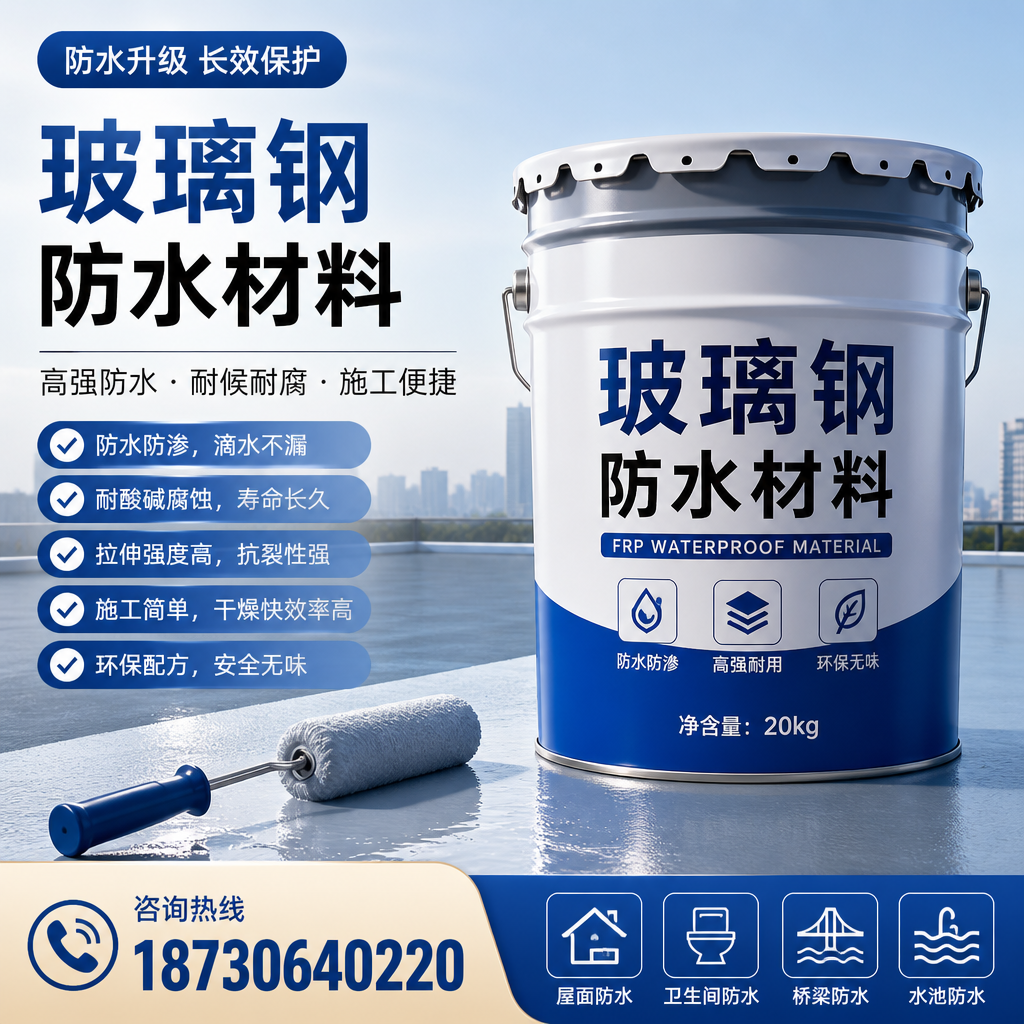 专家解析：玻璃钢防水材料的市场前景分析在 齐齐哈尔